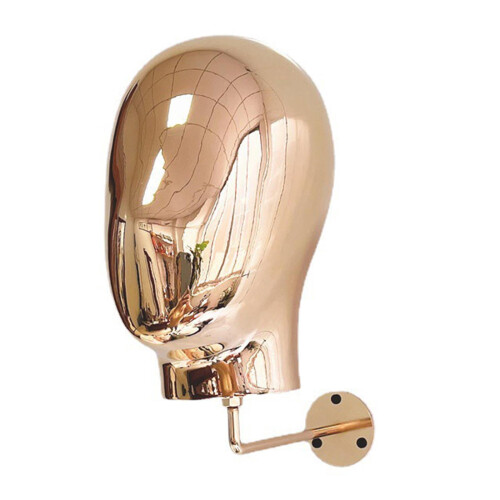 Wall Mounted Hat Rack Vintage Style Mannequin Head 1 Pack 2