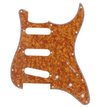 Buntes Gitarren-Schlagbrett aus Zelluloid mit 11 Löchern für Stratocaster-Gitarren (SSS)