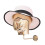 Wall Mounted Hat Rack Vintage Style Mannequin Head 1 Pack 7