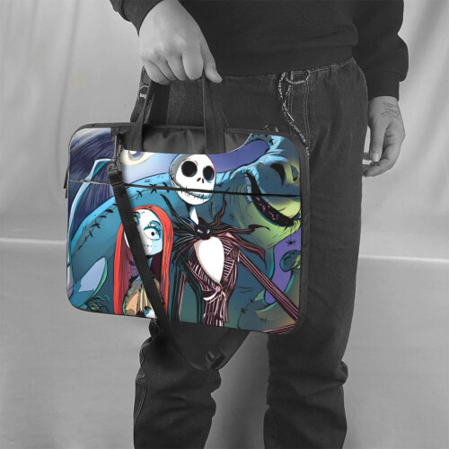 Τσάντα Laptop Nightmare Before Christmas, τσάντα ώμου Messenger για φορητό υπολογιστή ή tablet, κομψό, 1