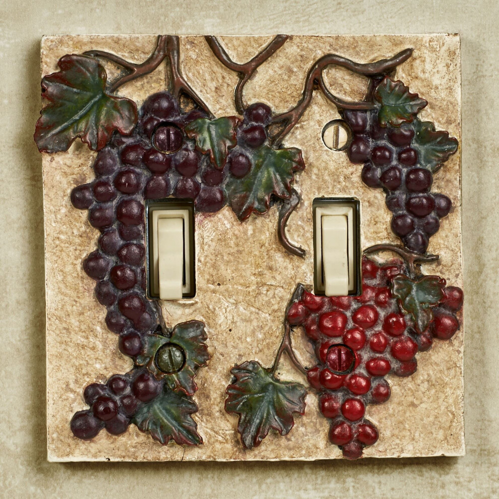 Vintage Harvest Grapes Double Switch Multi Earth 900881907064