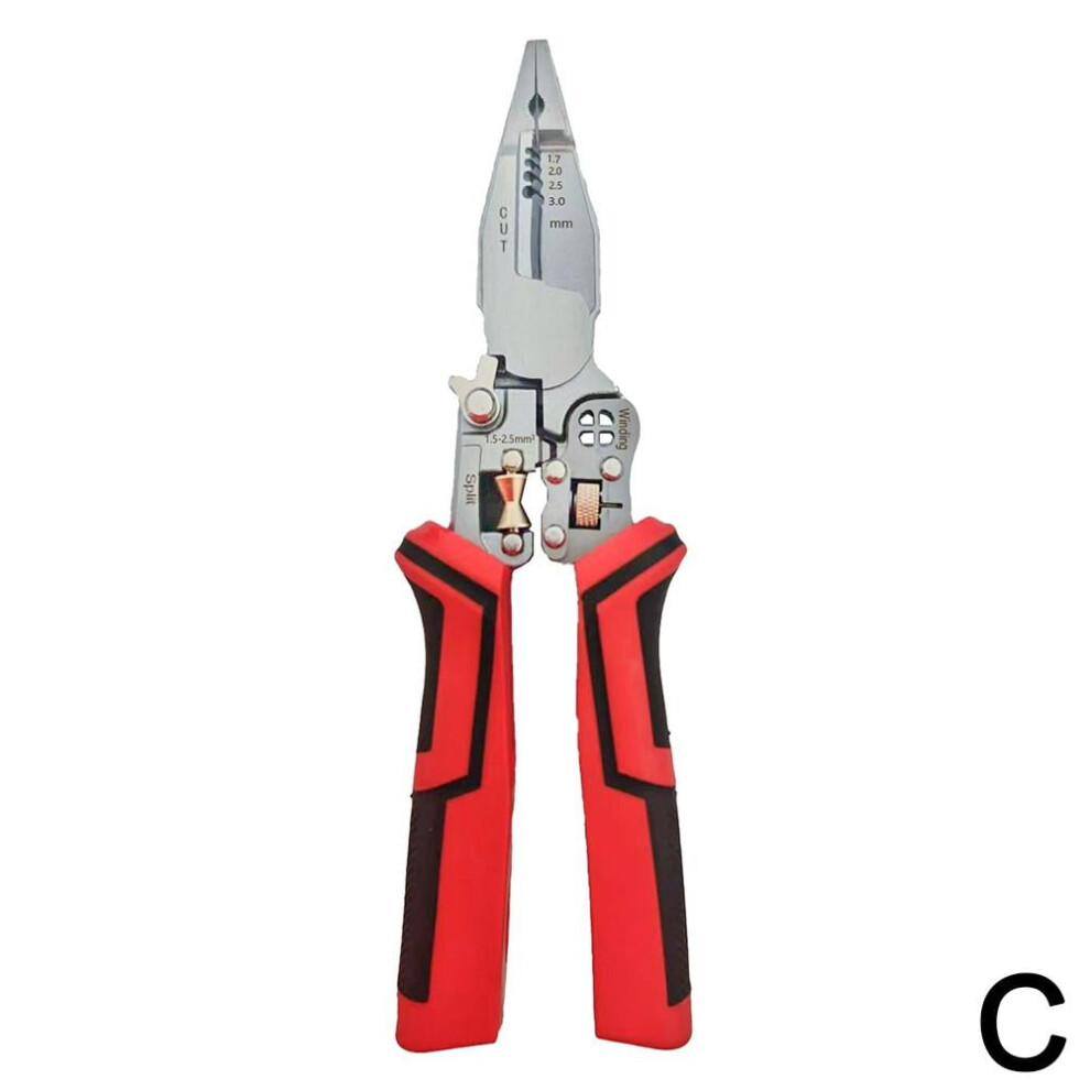 Wire Stripper Twister With Voltage Tester 9-In-1 913466945474
