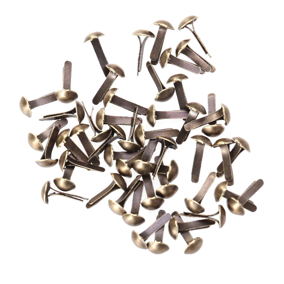 Paper Fasteners Bronze Electroplated 100 Pcs 4.5X8mm 900881909495