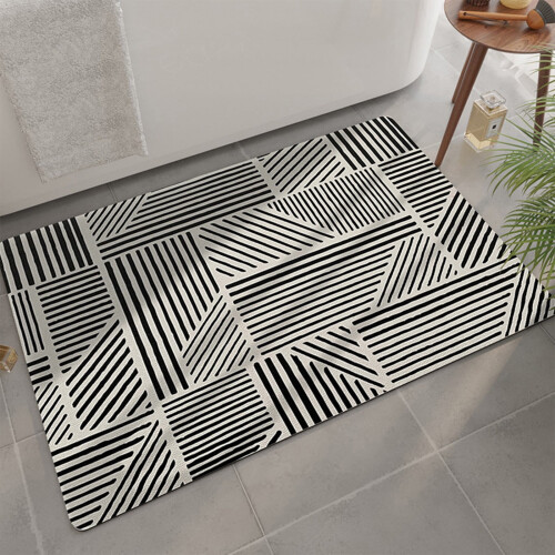 Diatom mudderbademåtte absorberende hurtigttørrende skridsikkert 40x61 cm 2