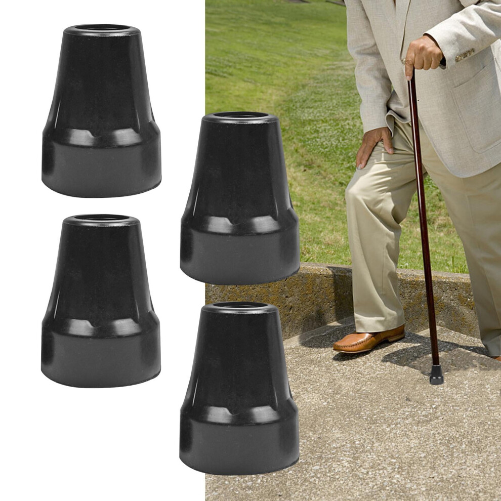 Crutch Tips Replacement Heavy Duty Anti-Skid 4 Pcs 22mm
