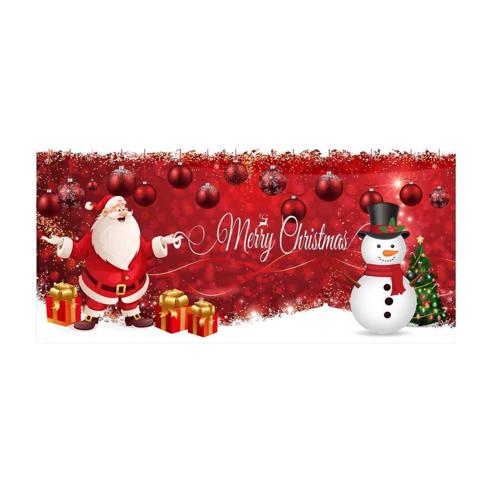 Christmas Garage Door Cover Poster Winter Holiday Decoration 972745044024