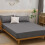 Protetor de colchão impermeável com elástico, cinza, 1 peça 1