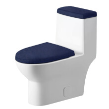 Toorise stretch velvet toilet lid and tank cover set 1 pair