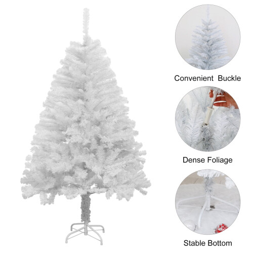 Christmas Tree 3ft Unlit Spruce Pine with Foldable Stand