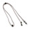 Blue Eye Rope Adjustable Suede Glasses Lanyard 7