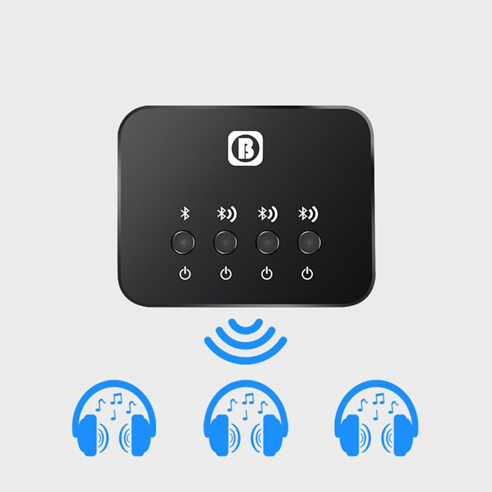 Bluetooth Audio Transmitter For Tv With 3-Device Pairing 972745047223