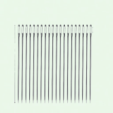20 stk. 6,8" lange synåle, stort øje til quiltning, stopning, perlesyning, dukkefremstilling - kompatibel med polstring og hobbyartikler