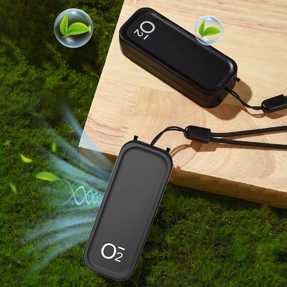 Sngmn Wearable Air Purifier Necklace Black 900881935708