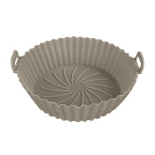 Sacs de cuisson réutilisables pour friteuse à air chaud, sacs de cuisson ronds en silicone pour friteuse à air chaud, panier en silicone pour