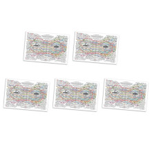 5X Healing Web Poster Natural Remedies Chart Canvas Wall Art Horizontal Poster Print Mental Health Posters