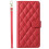 Samsung Galaxy S21 FE slim wallet case red 1