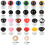 Harupink plastic safety eyes and noses 1040 pcs assorted 3