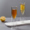 Champagne Flute Glass Double Wall 2 pcs 6