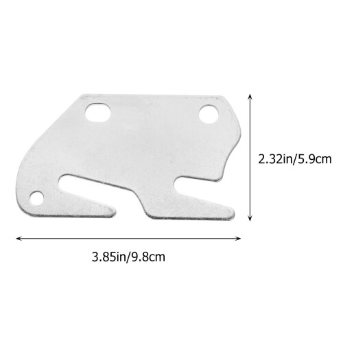 Wood Bed Rail Bracket Hook Plate for Bed Frame 2 pcs 1