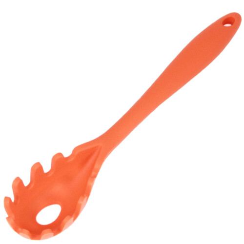 Silicone Spaghetti Fork Chef Craft 11.5 inch Orange