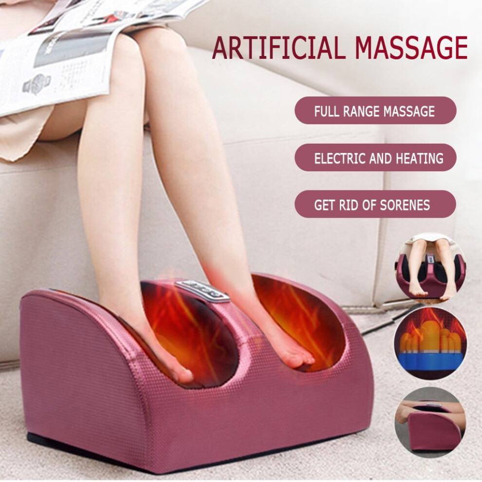 Shiatsu electric foot and calf massager with heating