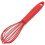Silicone Wire Cooking Whisk Chef Craft 10.5 inch Red 1