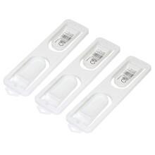 Soporte para rollos de papel de cocina Chef Craft - Diseño de montaje en pared de plástico duradero con tornillos (paquete de 3)