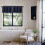 Navy thermal insulated valance curtains 29x14 in 1 panel 6