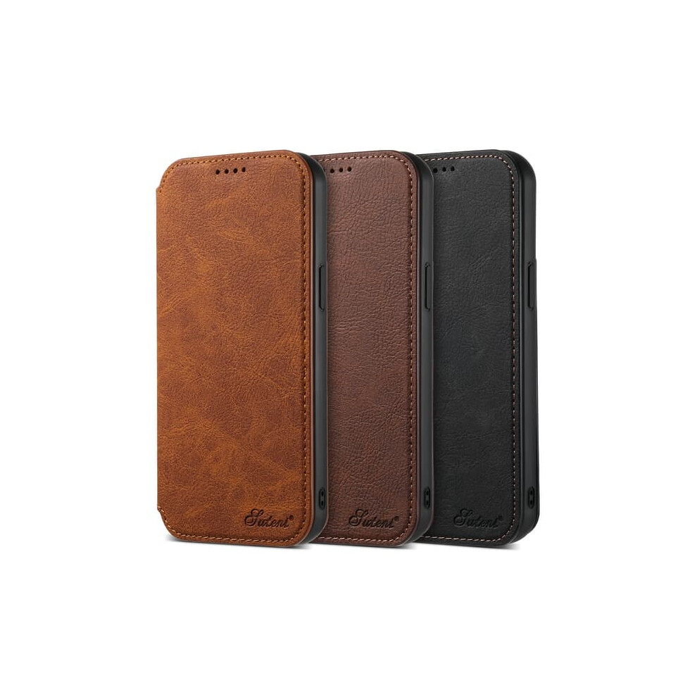 Iphone 13 Pro Max Wallet Case Dark Brown 962029416944
