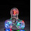 Świecący Fidget Spinner LED - Przezroczysty AA 1
