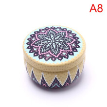 Retro floral tin can tea storage box 1 piece