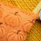 Capas de almofada decorativas com estampa de abóbora, 45x45 cm (18x18 polegadas), conjunto com 2 unidades, laranja. 4