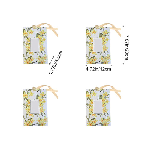 Linen Scented Sachets for Drawers and Closets 4-Pack 1