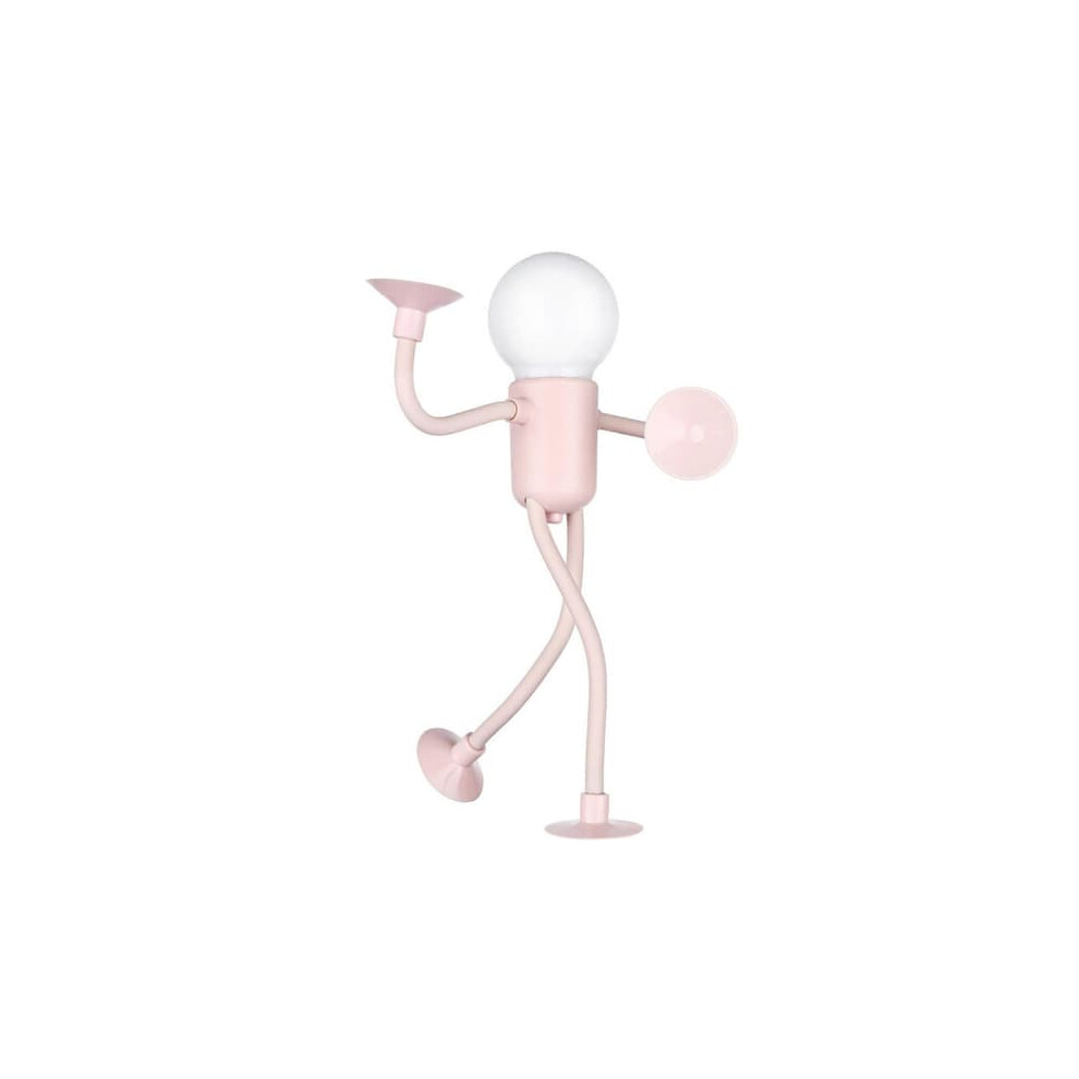 Light Bead-Man Children's Lamp Pink Mini Table Lamp With 962029765196