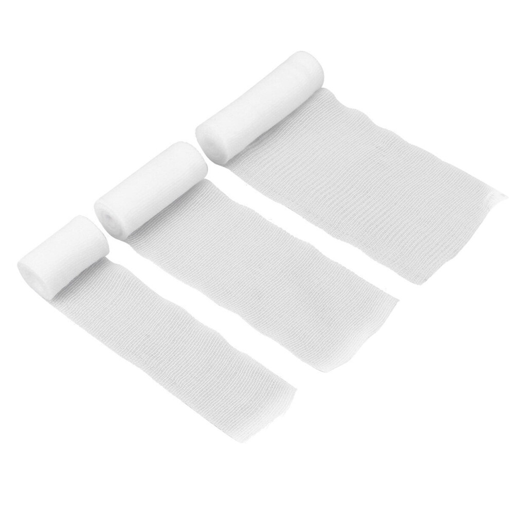 Gauze Rolls Bandages Medical First Aid 3 Pack