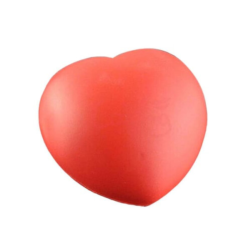 Stress Ball Foam Heart Shape Red