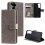 Samsung Galaxy S21 Mandala Wallet Case Grey 1