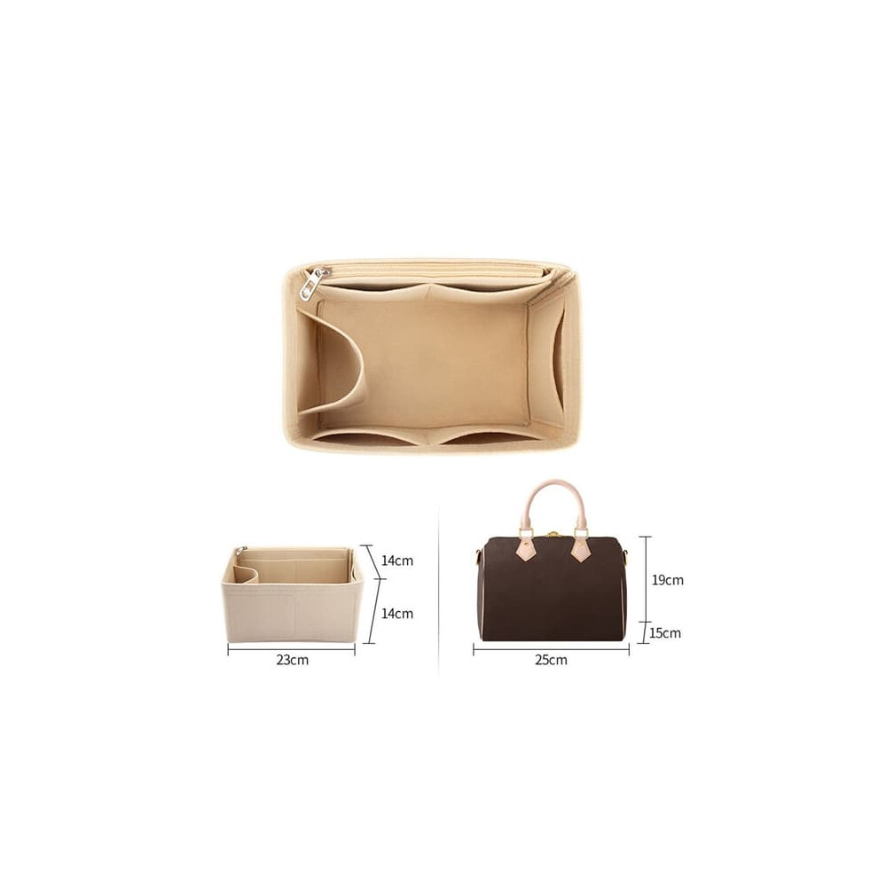 Felt Insert With Flap Bag Liner For Speedy 25 And 30 962029425670