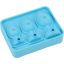Butt Plug Ice Cube Tray Silicone Mold Blue
