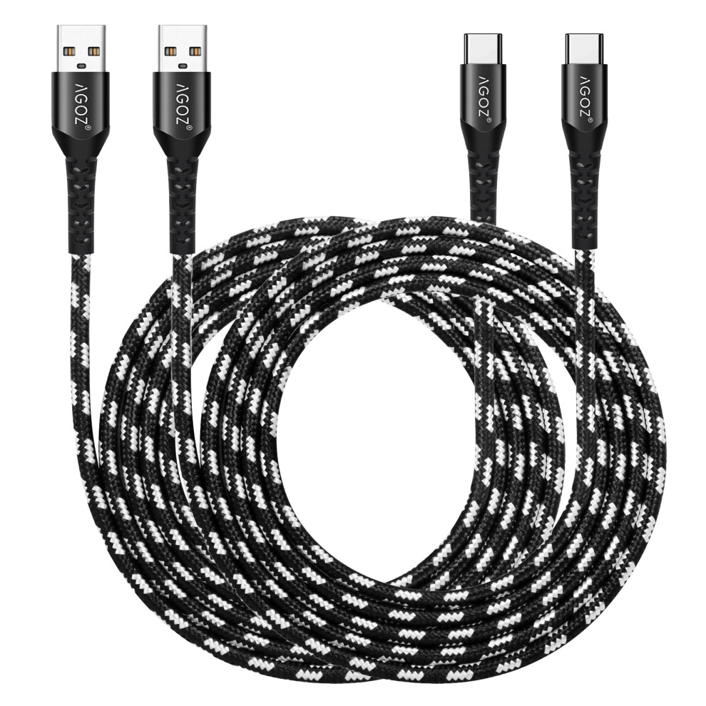 Agoz Usb-C Cable Fast Charging 4Ft 2-Pack 940684190553