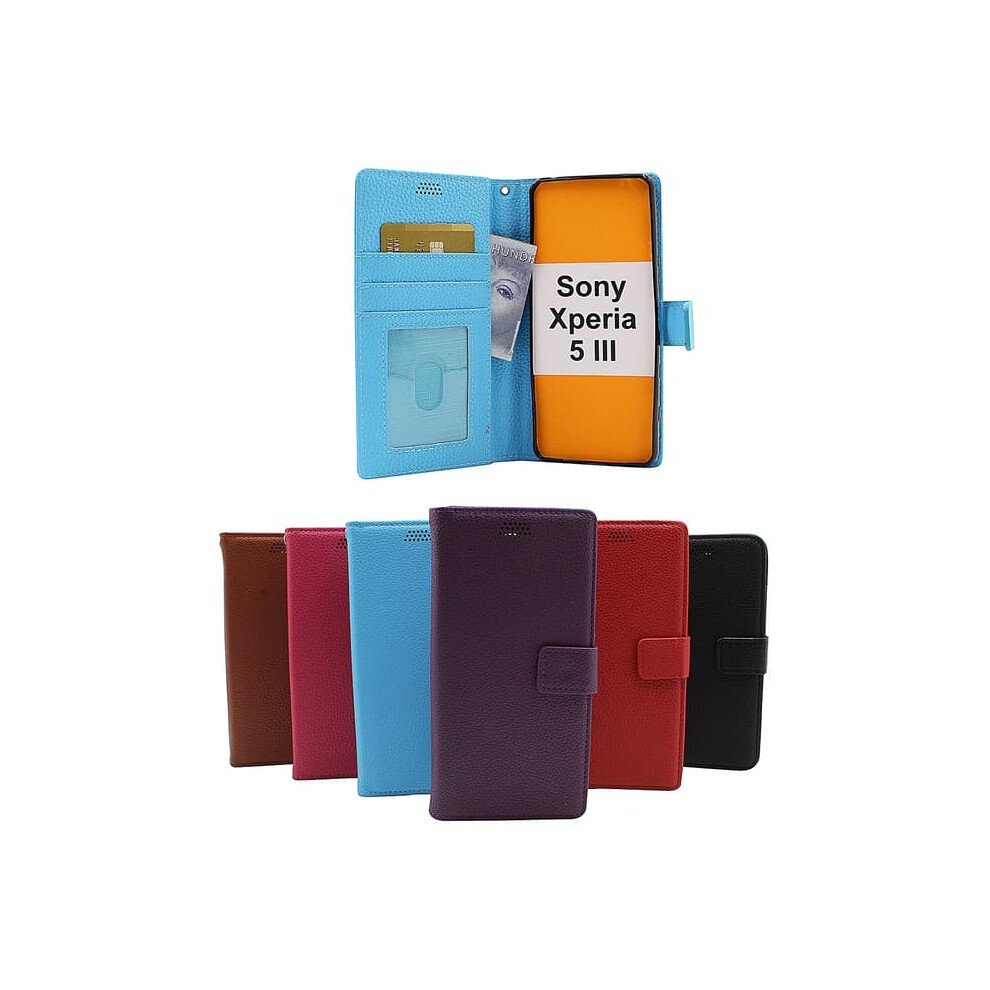 Sony Xperia 5 Iii Wallet Stand Case Hotpink 962029764526