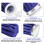 XIRQI Ice Bag Reusable Cold Hot Therapy Pack 6 Inch 6