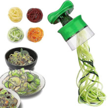 Spiraliseur de légumes-feuilles compatible avec les spaghettis de légumes, coupe-légumes compatible avec les carottes, concombres, pommes de