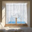 Pull-Out Lace Curtain Butterfly Pattern Gauze 59.06x39.37 6
