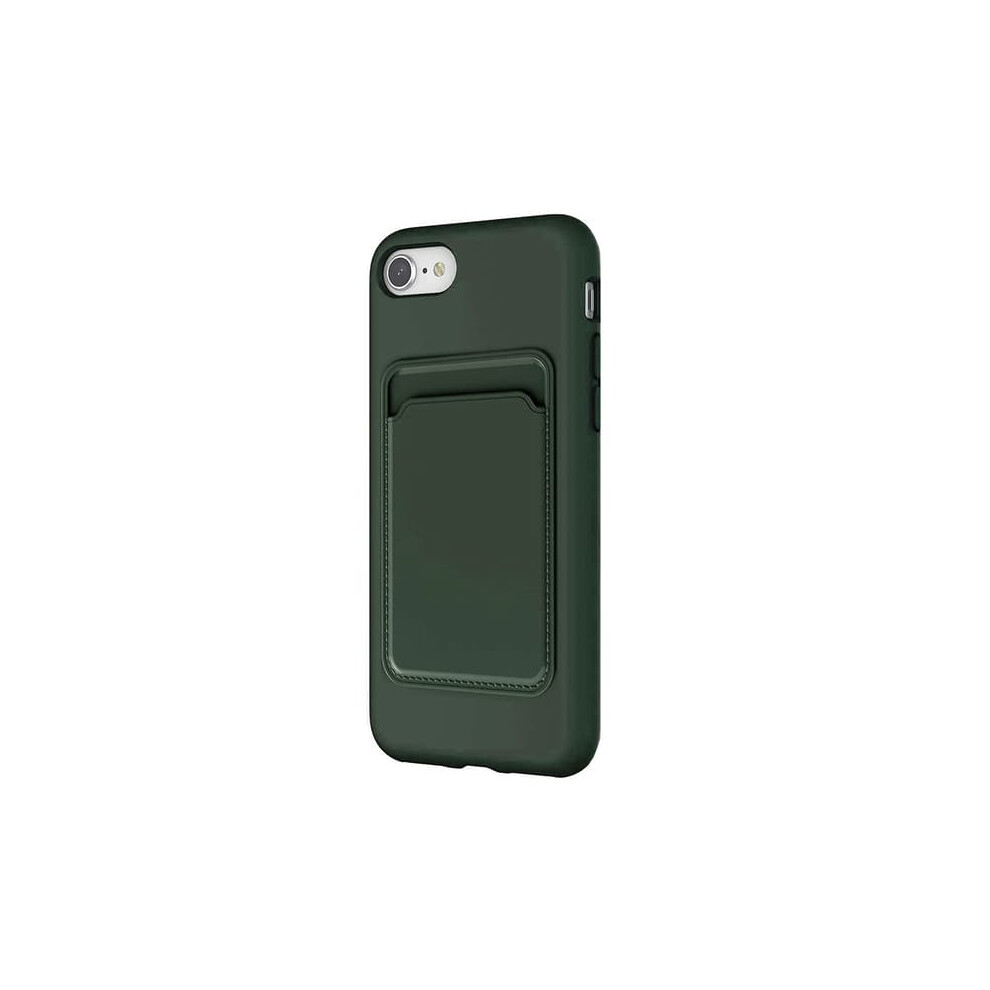Iphone 8 Case With Card Slot Dark Green 962029425977