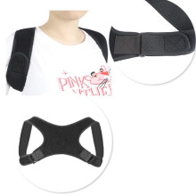 Back and Shoulder Support Brace Black