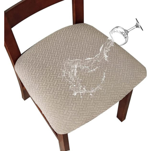 Chair Protector Cover Waterproof Washable Jacquard Elastic