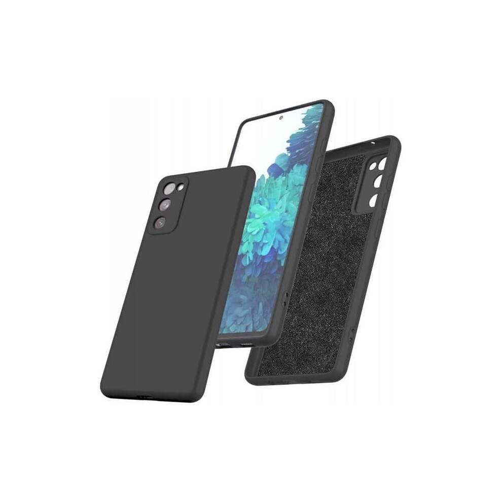 Samsung S20 Fe Matte Rubber Case With Camera Black 940684196401