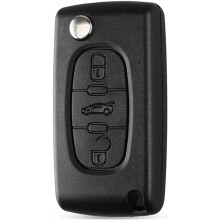 Peugeot Citroen Trunk Lid Key Shell CE0536 Foldable