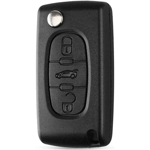 Peugeot Citroen Trunk Lid Key Shell CE0536 Foldable